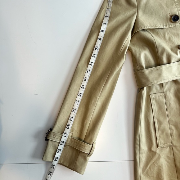 J. Crew Collection Icon Trench Coat, khaki, size 2 - Picture 10 of 13